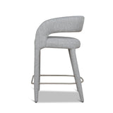 Roni 65cm Bar Stool - Chrome Grey Bar Stool Cino-Core