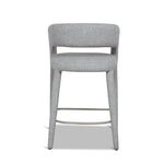Roni 65cm Bar Stool - Chrome Grey Bar Stool Cino-Core