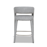 Roni 65cm Bar Stool - Chrome Grey Bar Stool Cino-Core