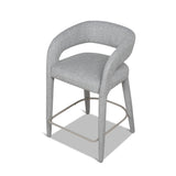 Roni 65cm Bar Stool - Chrome Grey Bar Stool Cino-Core