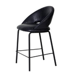 Set of 2 - Harrington Bar Stool - Full Black Bar Stool Freehold-Core