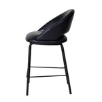 Set of 2 - Harrington Bar Stool - Full Black Bar Stool Freehold-Core