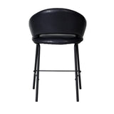 Set of 2 - Harrington Bar Stool - Full Black Bar Stool Freehold-Core
