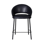 Set of 2 - Harrington Bar Stool - Full Black Bar Stool Freehold-Core