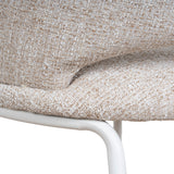 Set of 2 - Harrington White Bar Stool - Pale Beige Bar Stool Freehold-Core