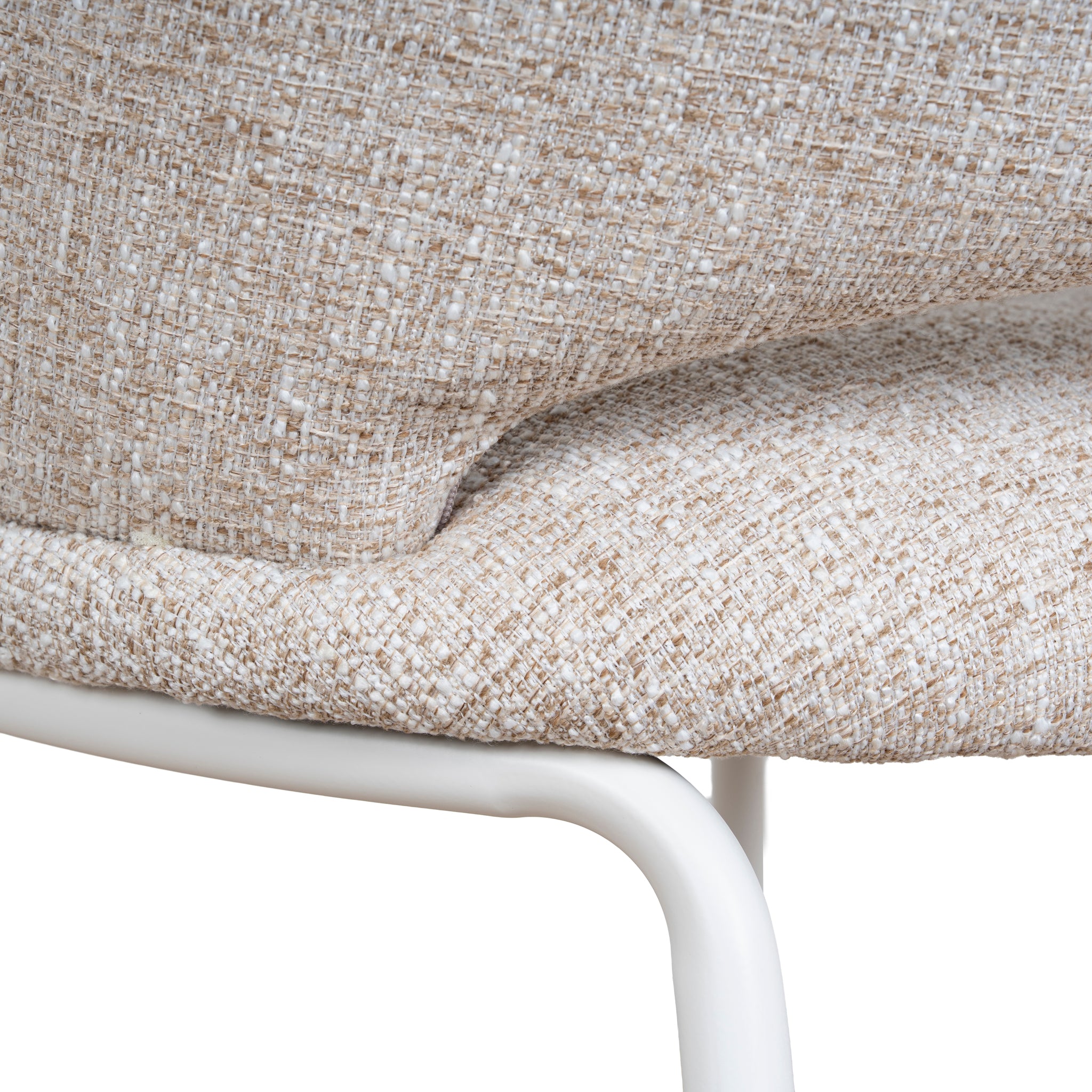 Set of 2 - Harrington White Bar Stool - Pale Beige Bar Stool Freehold-Core