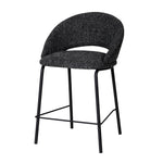 Set of 2 - Harrington Black Bar Stool - Field Charcoal Bar Stool Freehold-Core
