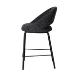 Set of 2 - Harrington Black Bar Stool - Field Charcoal Bar Stool Freehold-Core