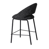 Set of 2 - Harrington Black Bar Stool - Field Charcoal Bar Stool Freehold-Core