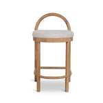 Adir 66cm Natural Bar Stool - Pale Beige Bar Stool LJ-Core