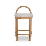Adir 66cm Natural Bar Stool - Pale Beige Bar Stool LJ-Core