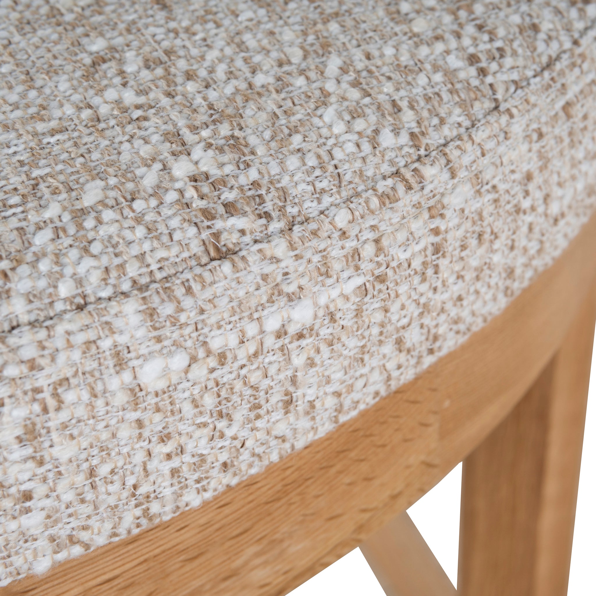 Adir 66cm Natural Bar Stool - Pale Beige Bar Stool LJ-Core