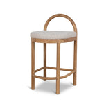 Adir 66cm Natural Bar Stool - Pale Beige Bar Stool LJ-Core