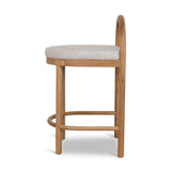 Adir 66cm Natural Bar Stool - Pale Beige Bar Stool LJ-Core