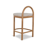 Adir 66cm Natural Bar Stool - Pale Beige Bar Stool LJ-Core
