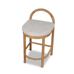 Adir 66cm Natural Bar Stool - Pale Beige Bar Stool LJ-Core