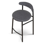 Set of 2 - Oneal 65cm Bar Stool - Slate Charcoal Bar Stool Swady-Core