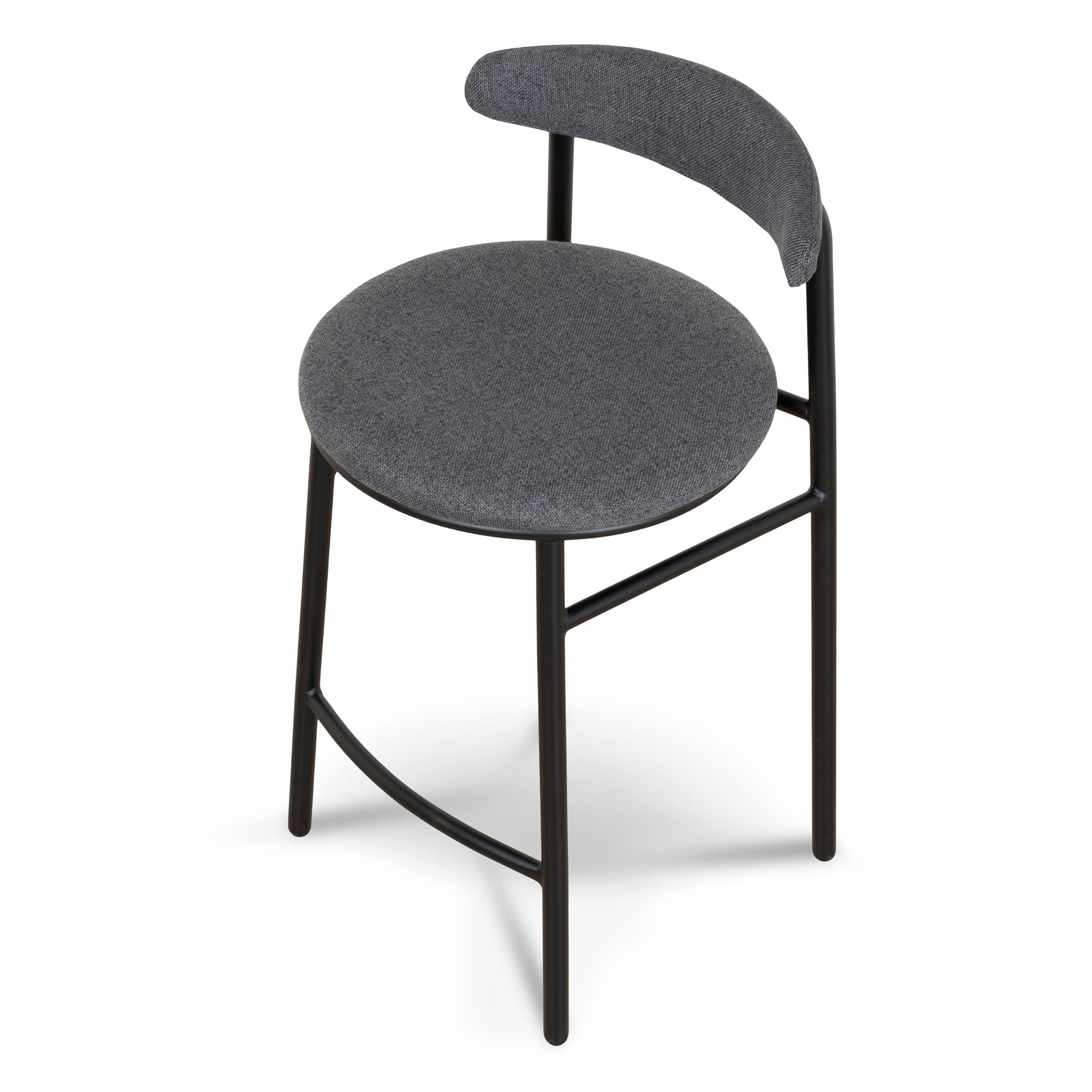 Set of 2 - Oneal 65cm Bar Stool - Slate Charcoal Bar Stool Swady-Core