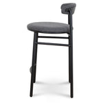 Set of 2 - Oneal 65cm Bar Stool - Slate Charcoal Bar Stool Swady-Core