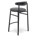 Set of 2 - Oneal 65cm Bar Stool - Slate Charcoal Bar Stool Swady-Core
