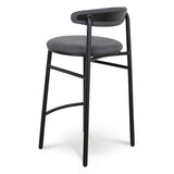Set of 2 - Oneal 65cm Bar Stool - Slate Charcoal Bar Stool Swady-Core