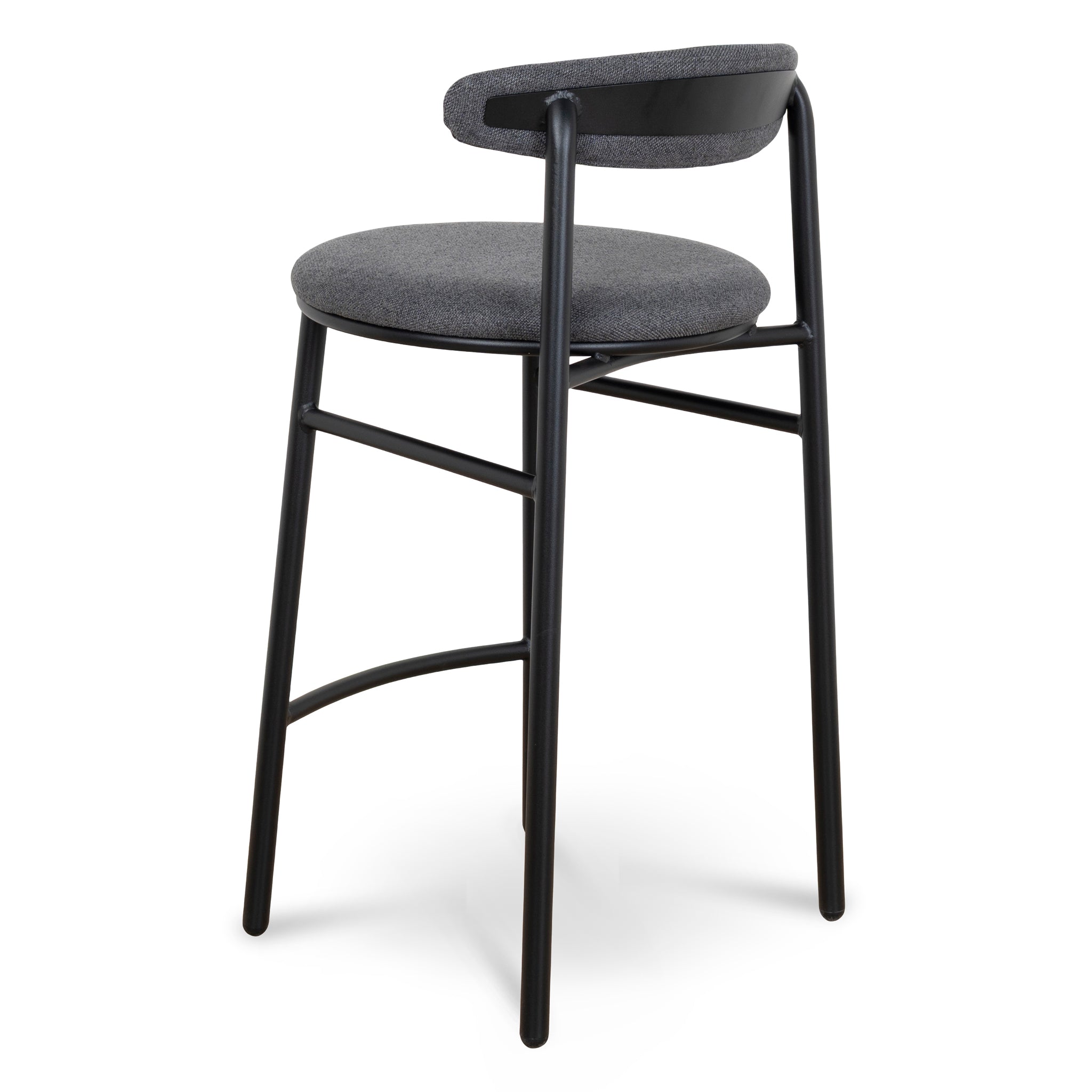 Set of 2 - Oneal 65cm Bar Stool - Slate Charcoal Bar Stool Swady-Core