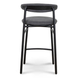 Set of 2 - Oneal 65cm Bar Stool - Slate Charcoal Bar Stool Swady-Core