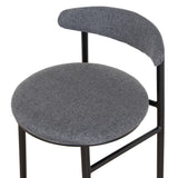 Set of 2 - Oneal 65cm Bar Stool - Slate Charcoal Bar Stool Swady-Core