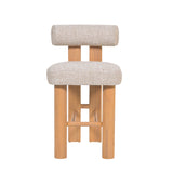 Set of 2 - Remy Natural Barstool - Pale Beige Bar Stool OL Sofa-Core