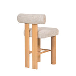 Set of 2 - Remy Natural Barstool - Pale Beige Bar Stool OL Sofa-Core