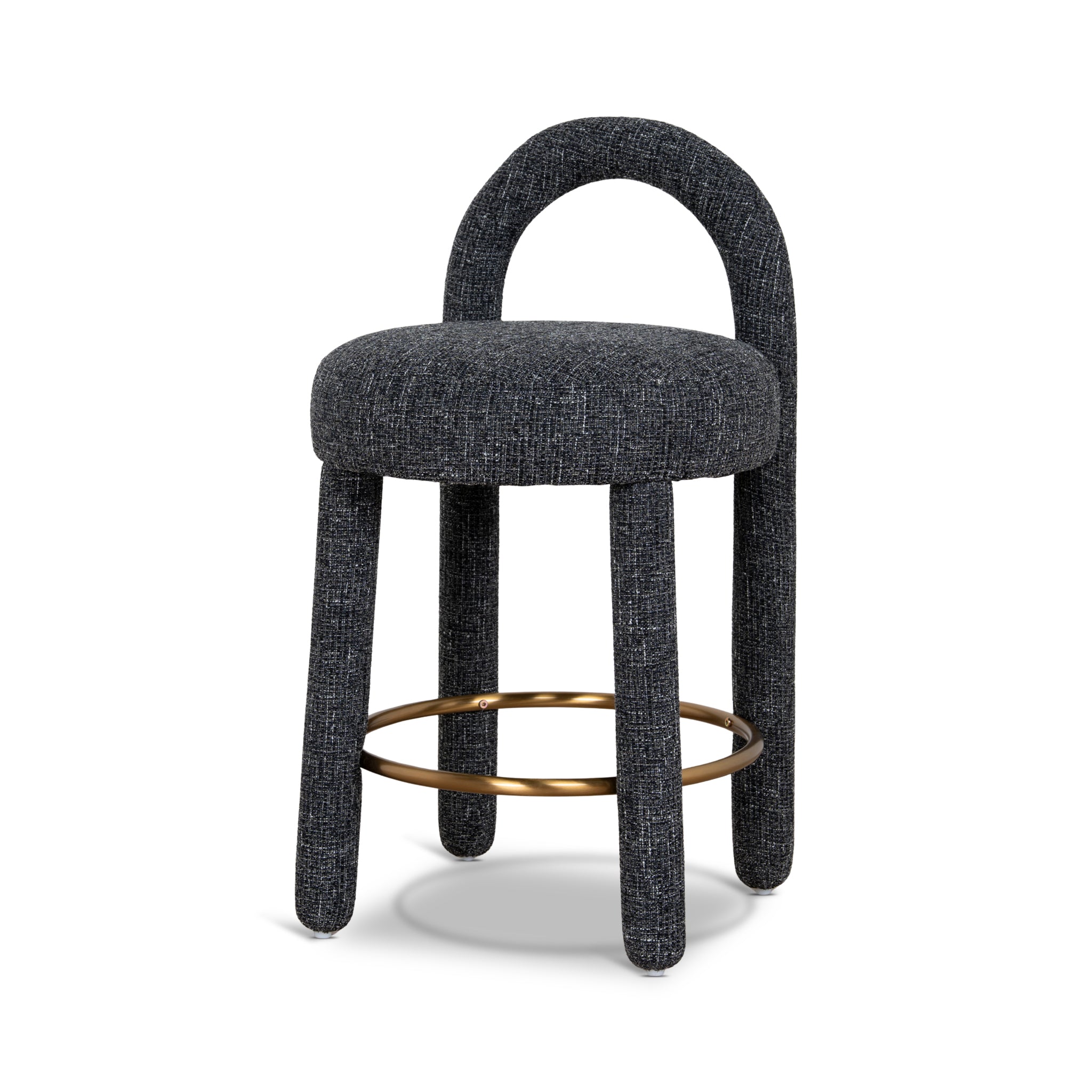 Fusion 65cm Bar Stool - Field Charcoal Bar Stool MYI-Core