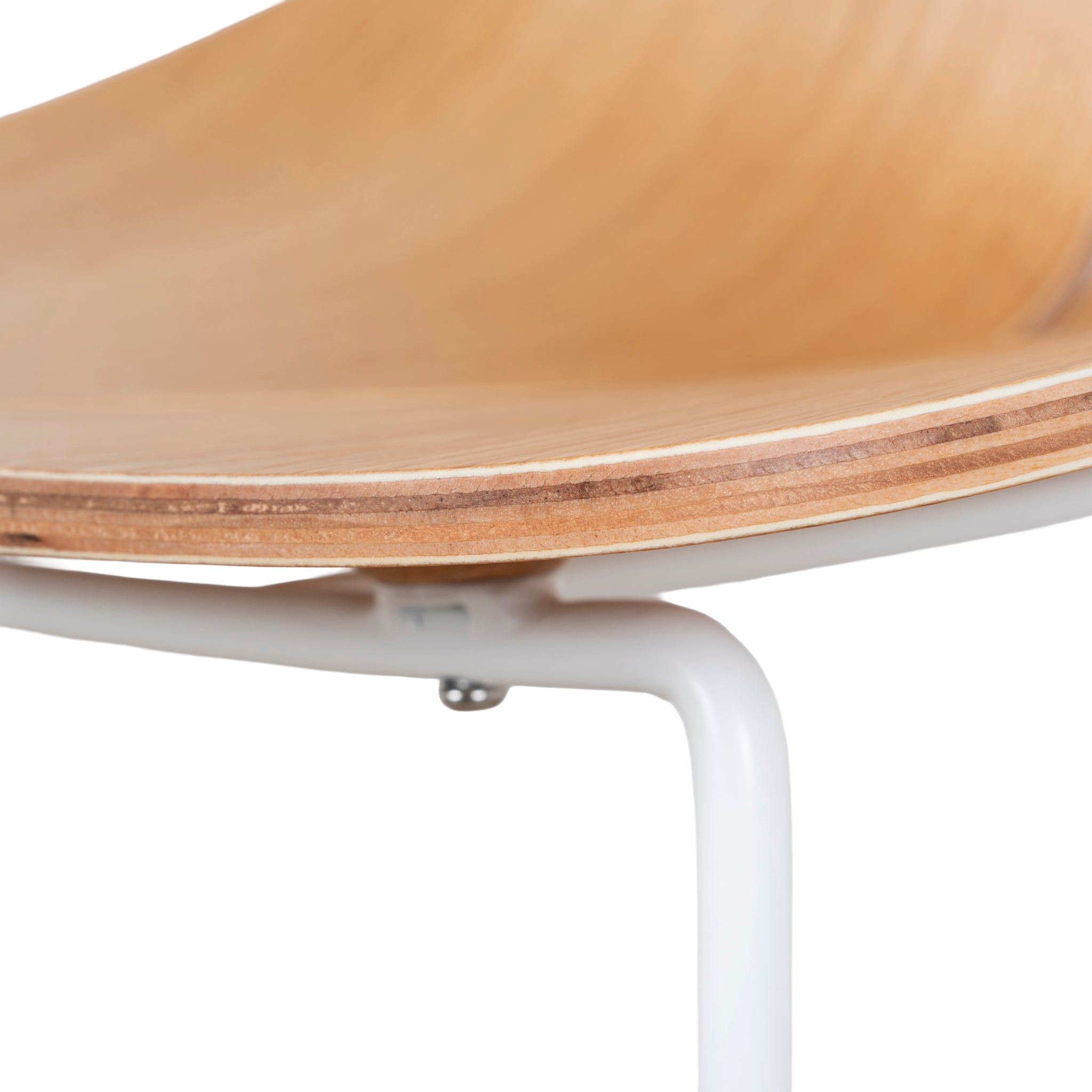 Breeze 65cm Matte White Bar Stool - Natural Bar Stool M-Sun-Core