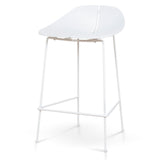 Breeze 65cm Bar Stool - Full White Bar Stool M-Sun-Core
