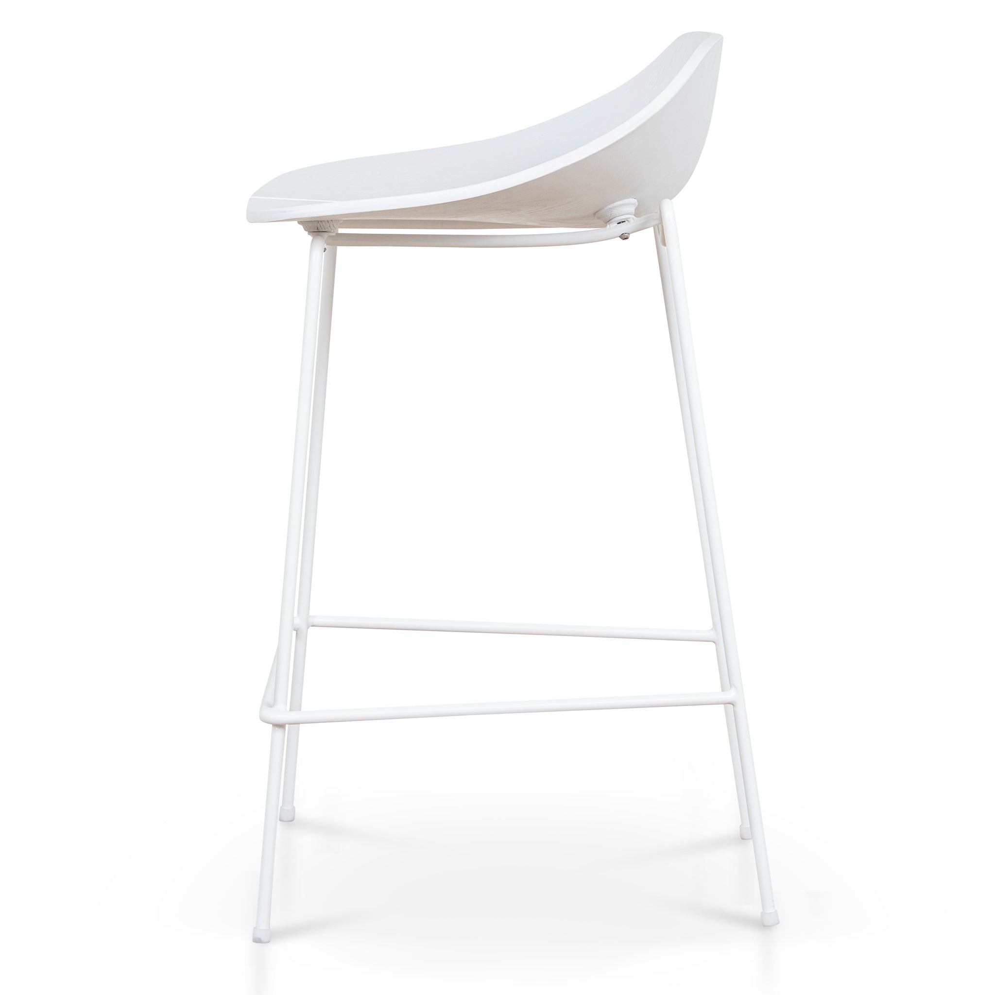 Breeze 65cm Bar Stool - Full White Bar Stool M-Sun-Core