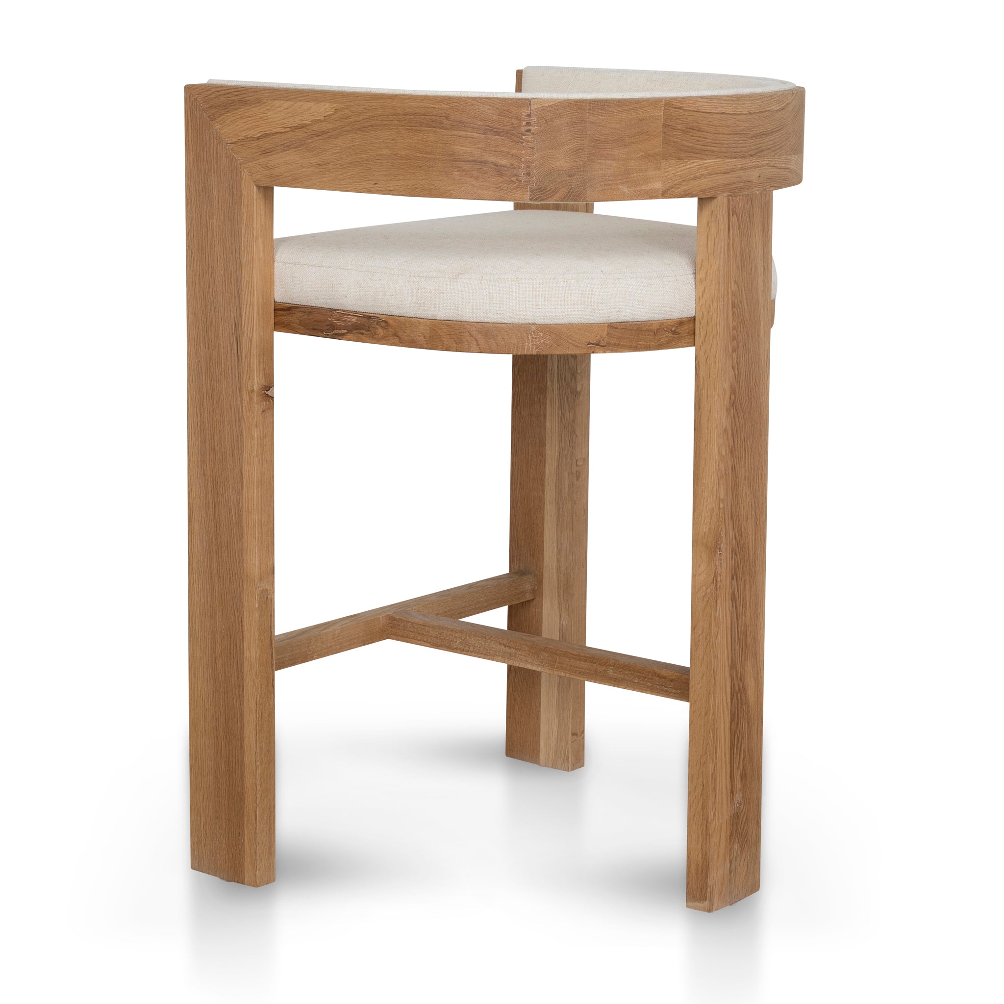 Miles Natural Barstool - Dawn Beige Bar Stool LJ-Core