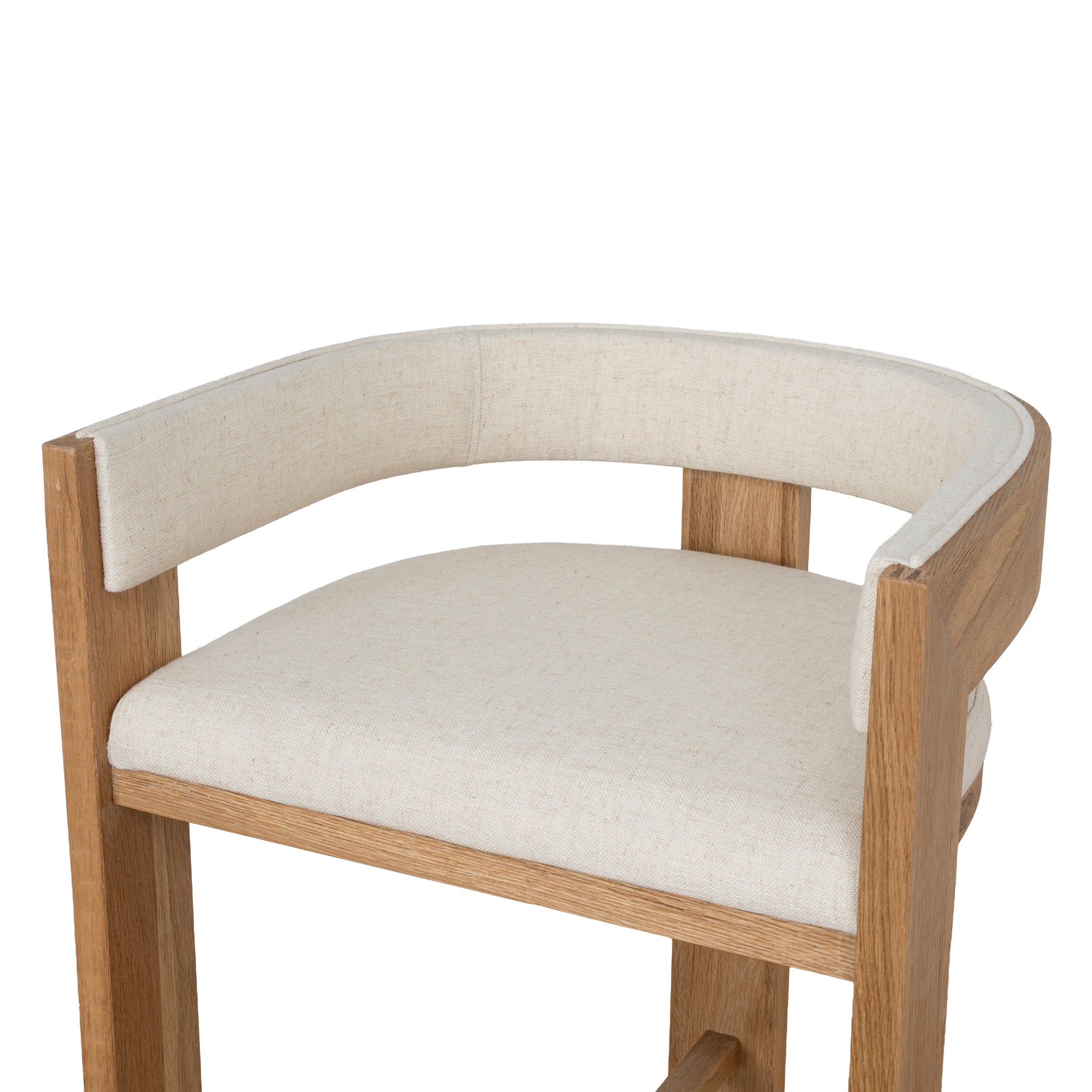 Miles Natural Barstool - Dawn Beige Bar Stool LJ-Core