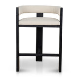 Miles Black ELM Barstool - Dawn Beige Bar Stool LJ-Core
