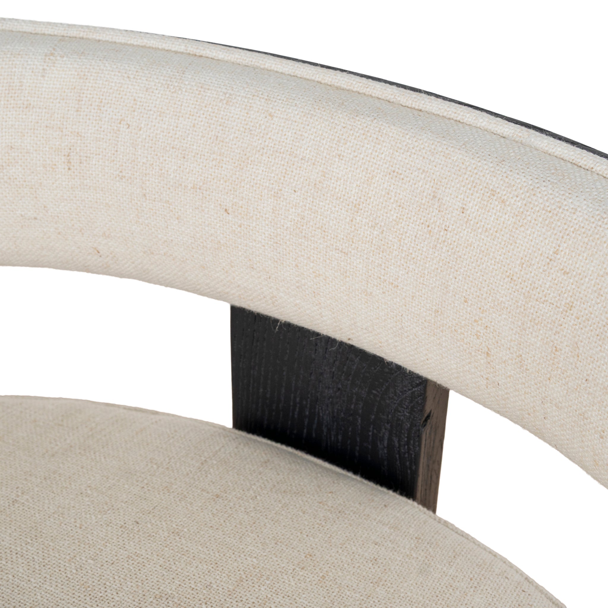 Miles Black ELM Barstool - Dawn Beige Bar Stool LJ-Core