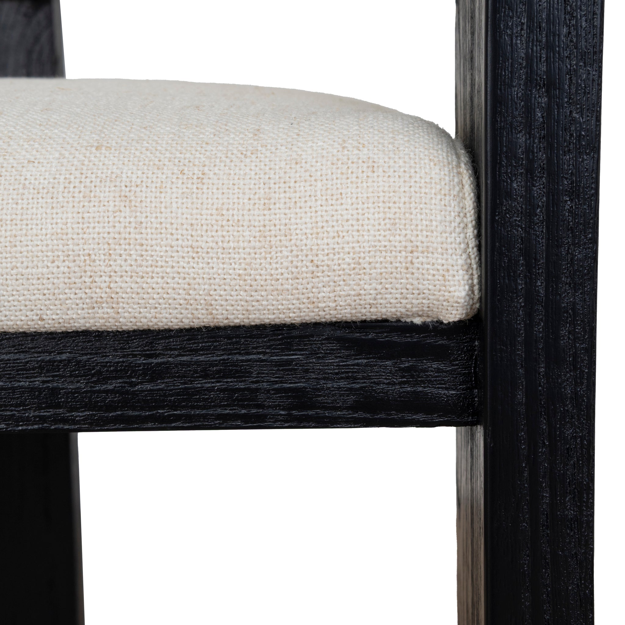 Miles Black ELM Barstool - Dawn Beige Bar Stool LJ-Core