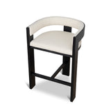 Miles Black ELM Barstool - Dawn Beige Bar Stool LJ-Core