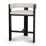 Miles Black ELM Barstool - Dawn Beige Bar Stool LJ-Core