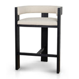 Miles Black ELM Barstool - Dawn Beige Bar Stool LJ-Core