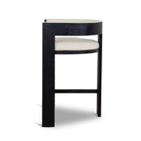 Miles Black ELM Barstool - Dawn Beige Bar Stool LJ-Core