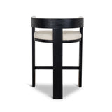 Miles Black ELM Barstool - Dawn Beige Bar Stool LJ-Core