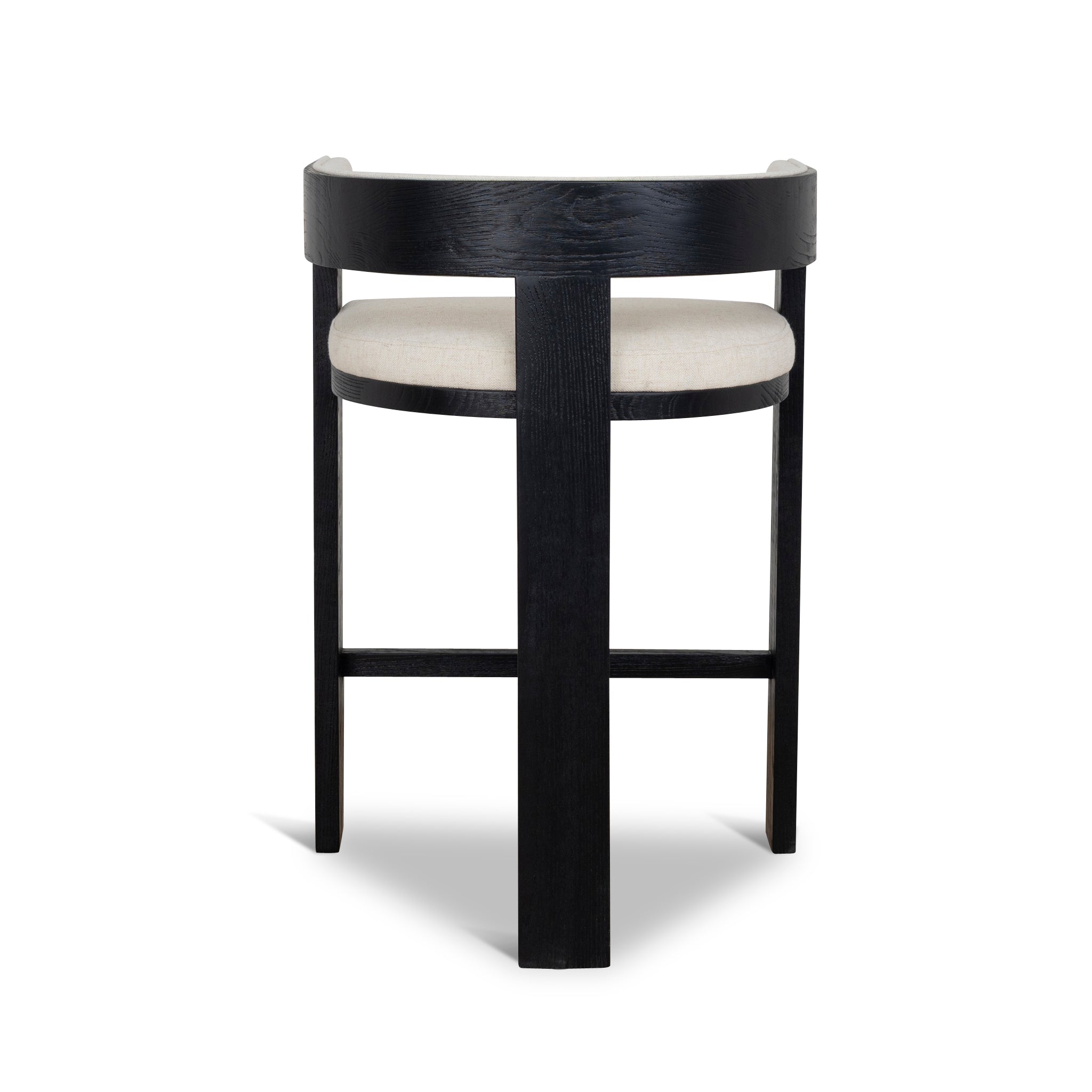 Miles Black ELM Barstool - Dawn Beige Bar Stool LJ-Core