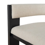 Miles Black ELM Barstool - Dawn Beige Bar Stool LJ-Core