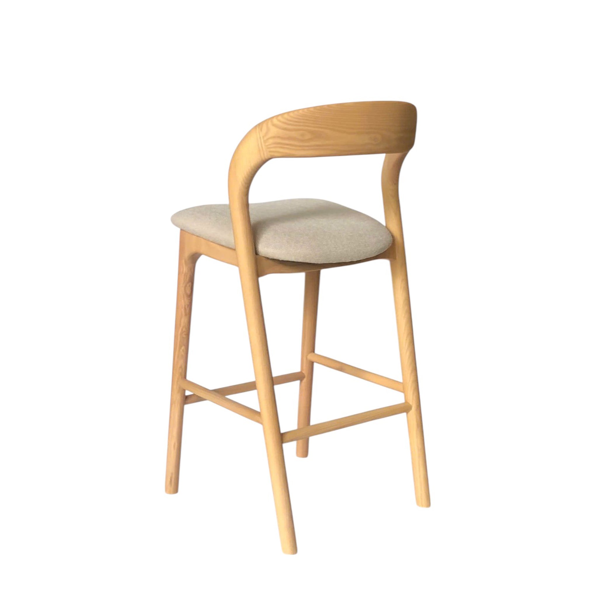 Marlow 65cm Natural Bar Stool - Naxos Beige Bar Stool Naxos-Core