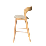 Marlow 65cm Natural Bar Stool - Naxos Beige Bar Stool Naxos-Core