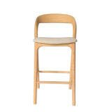 Marlow 65cm Natural Bar Stool - Naxos Beige Bar Stool Naxos-Core