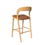 Marlow 65cm Natural Bar Stool - Naxos Tan Bar Stool Naxos-Core